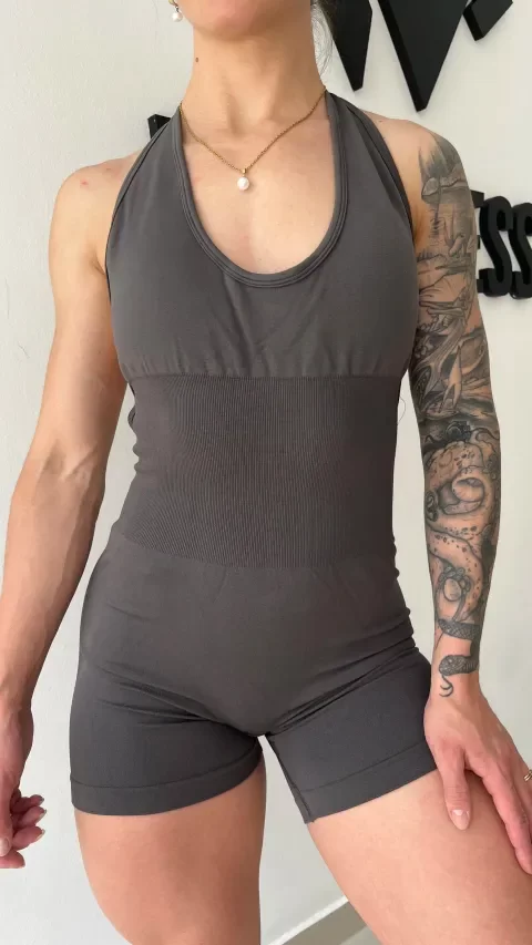 Producto - Catsuit seamless Mia gris