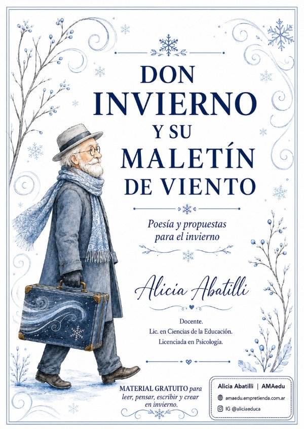 Producto - DON INVIERNO Poesía y Actividades (Material Gratuito)