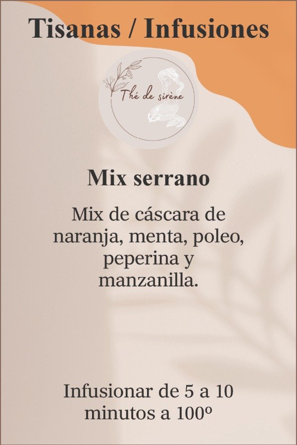 Producto - Infusiones / Toppings de mate 30g - Mix serrano