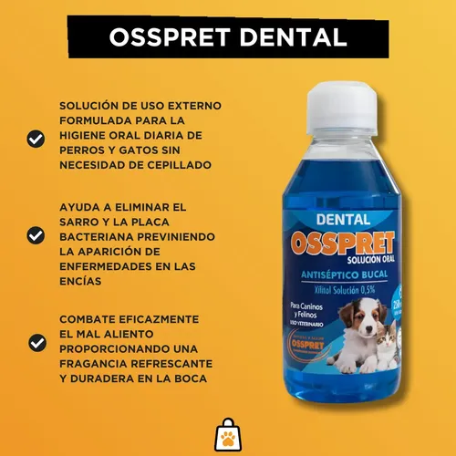 Producto - SOLUCION ORAL OSSPRET ANTISÉPTICO BUCAL 250cc - 1