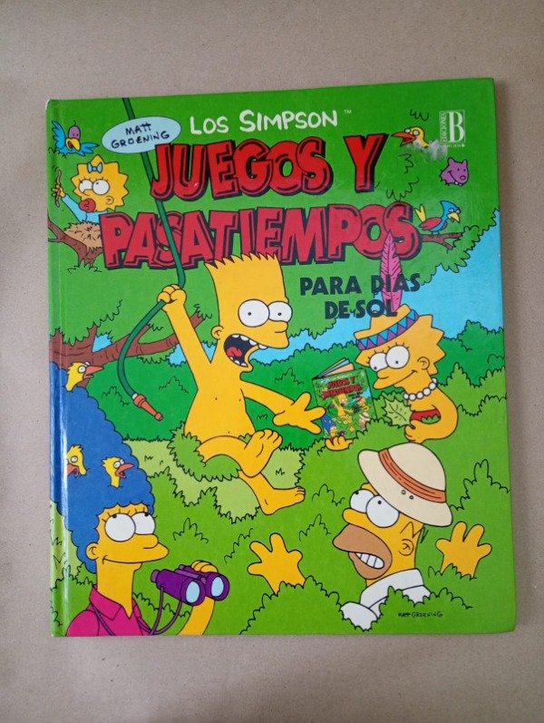 Producto - Los Simpson Juegos y pasatiempos - Matt Groening - Ediciones B 1997