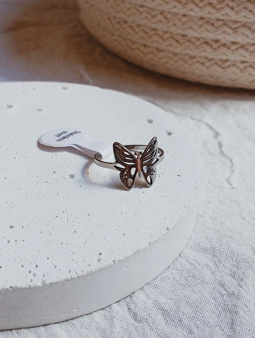 Producto - Anillo mariposa - Acero quirúrgico