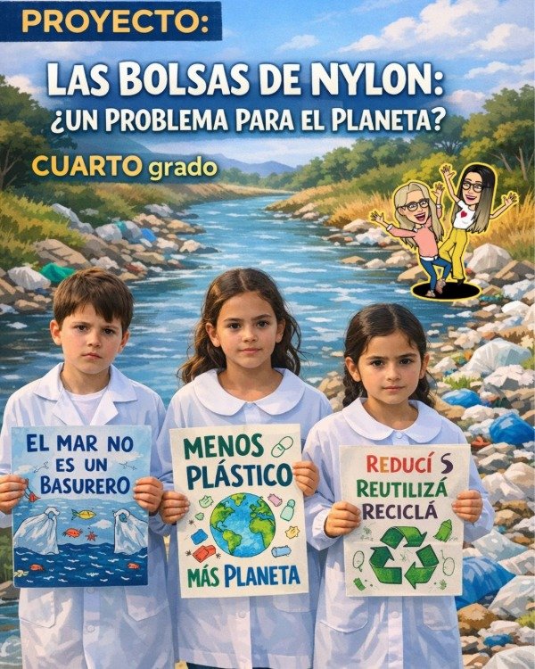 Producto - PROYECTO. LAS BOLSAS DE NYLON. UN PROBLEMA PARA EL PLANETA. CUARTO GRADO