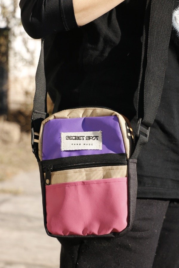 Producto - Morral rosa y violeta