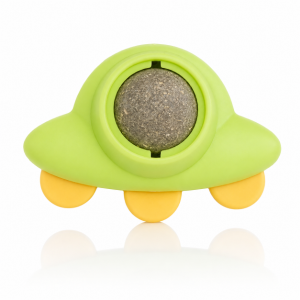Producto - CatNip Ball NAVE (Hierba Gatera) para pegar en pared Nuevo Sol