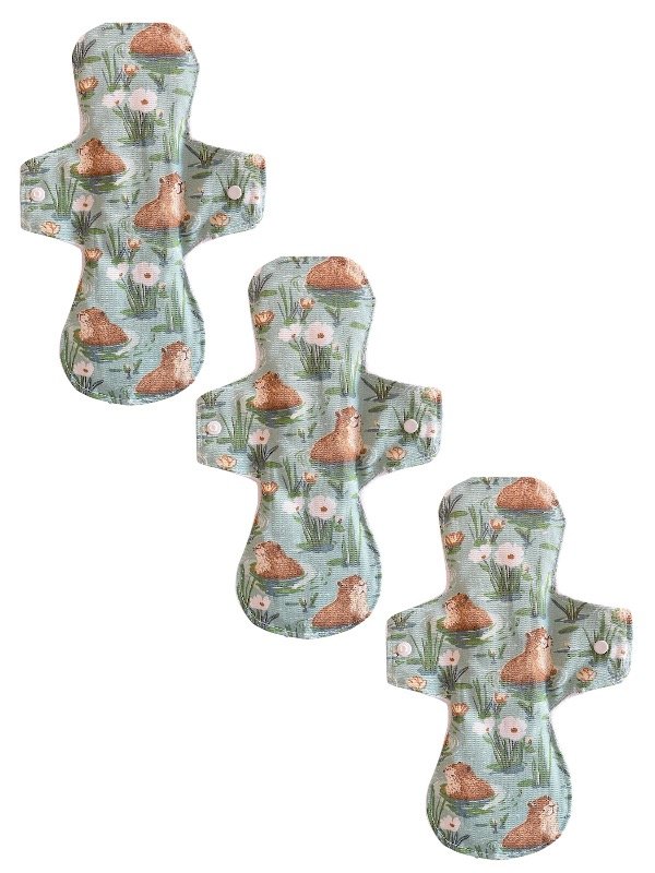 Producto - Pack de tres toallitas nocturnas - Capibaras