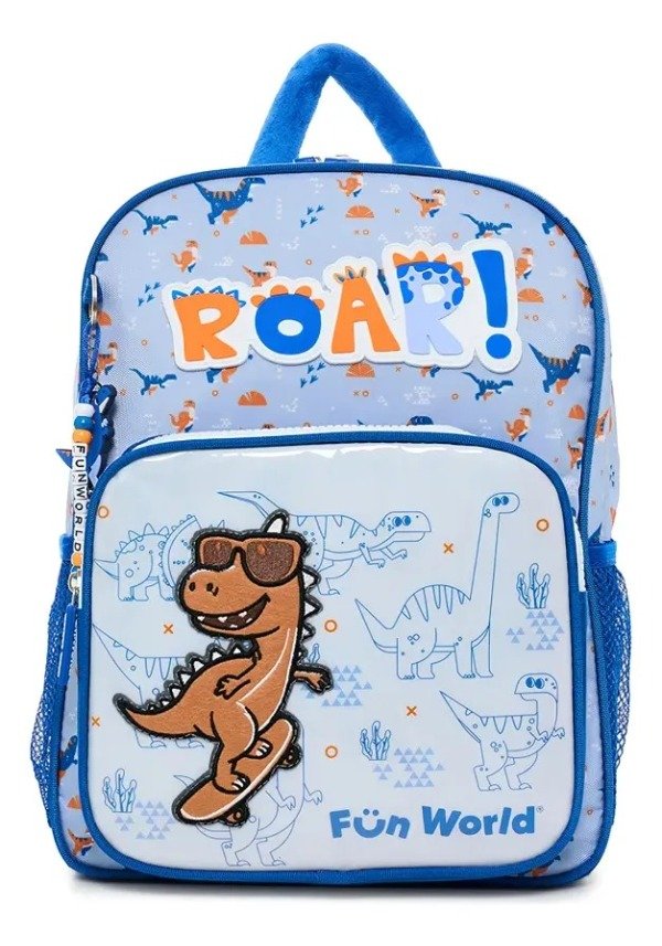 Producto - MOCHILA FW FUNWORLD INFANTIL ANIMALITOS / ROAR AZUL