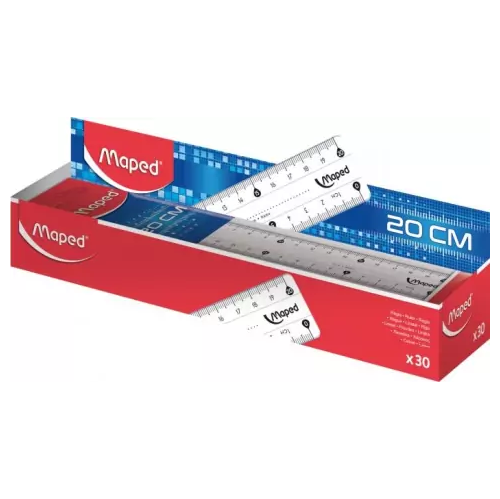 Producto - MAPED REGLA CRISTAL 20 CM START