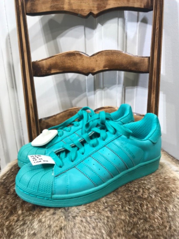 Producto - Zapatillas ADIDAS superstar turquesa- Talle 38.5- PRECIO: 140x