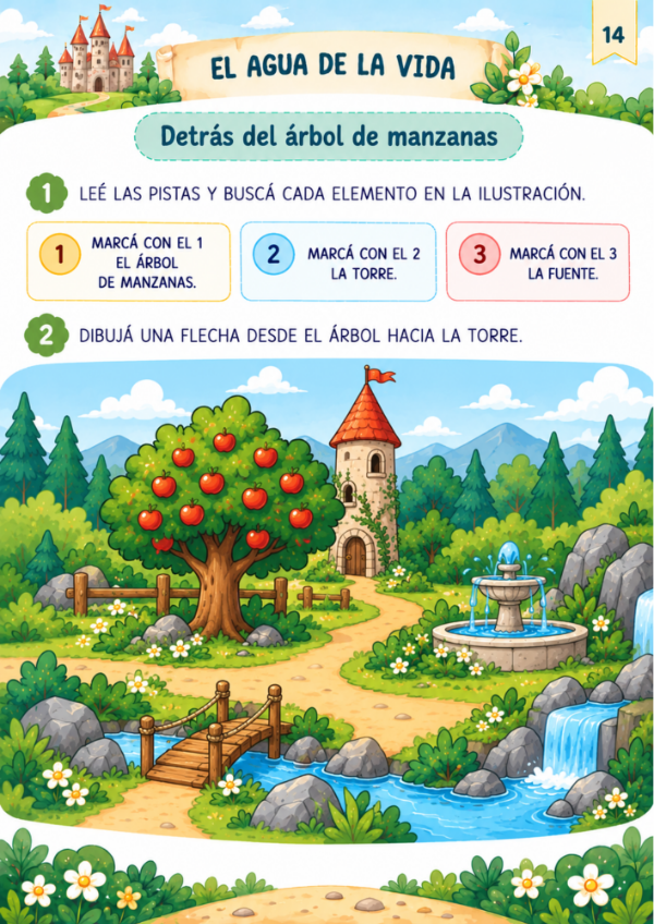 Producto - EL AGUA DE LA VIDA: Cuadernillo de comprensión lectora y escritura - 8