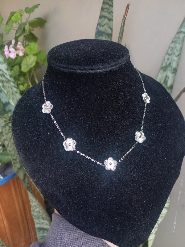 Producto - cadenita trebol silver