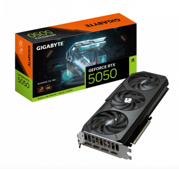 Producto - PLACA DE VIDEO GIGABYTE RTX 5050 GAMING OC 8GB