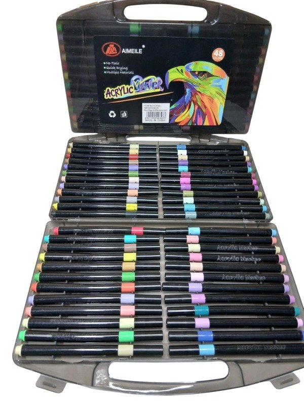 Producto - Valija marcadores acrilicos x48