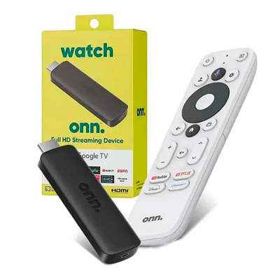 Producto - TV Stick Onn Google TV Streaming Control Remoto De Voz Programado