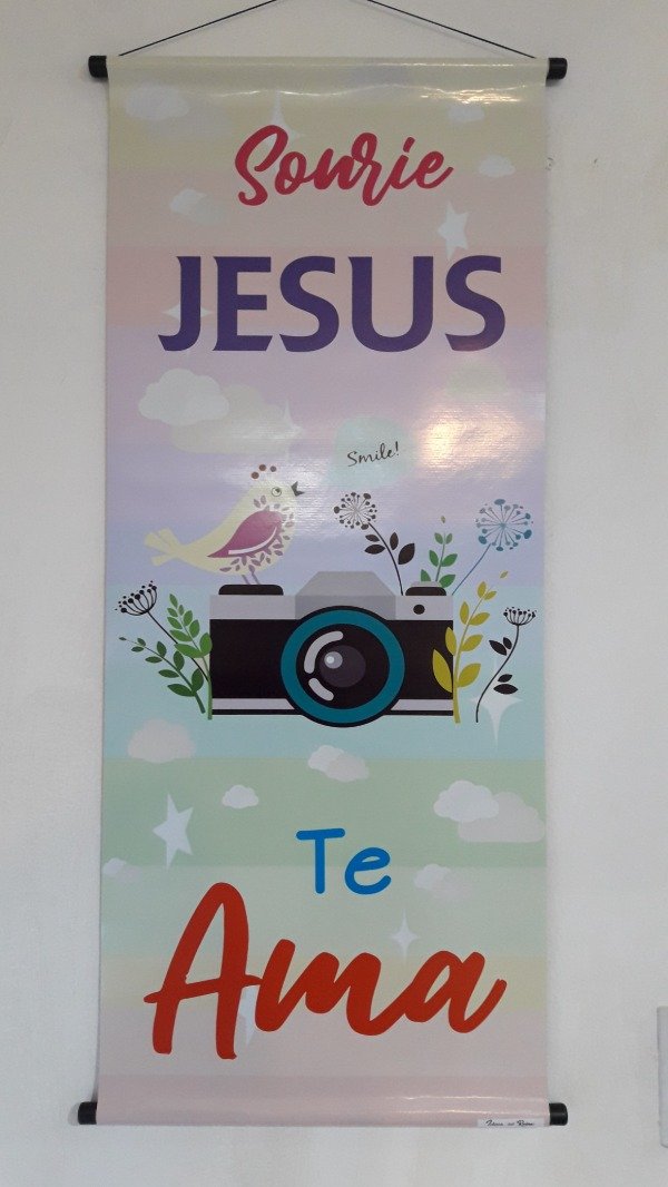 Producto - Banner Cristiano Gigante JESUS TE AMA