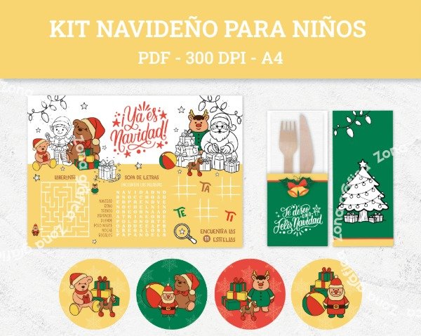 Producto - Kit navideño para niños