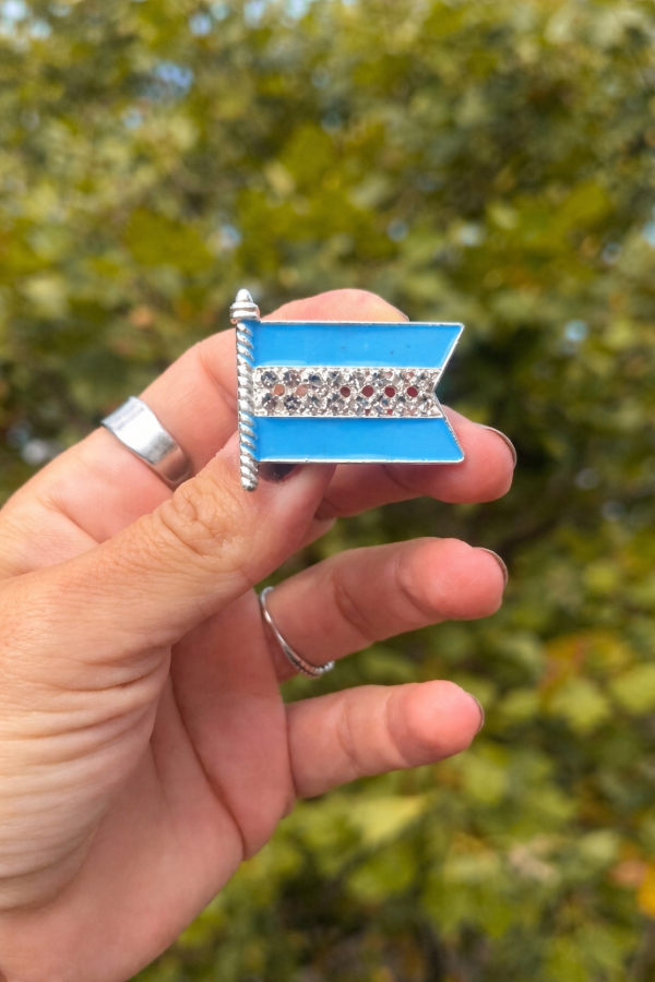 Producto - Escarapela Metaliza Bandera con Strass