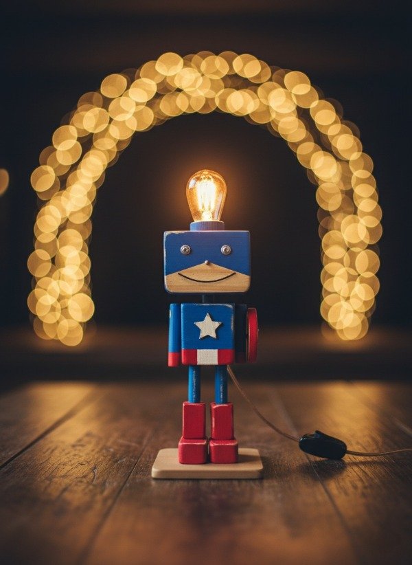 Producto - Velador Súper héroes