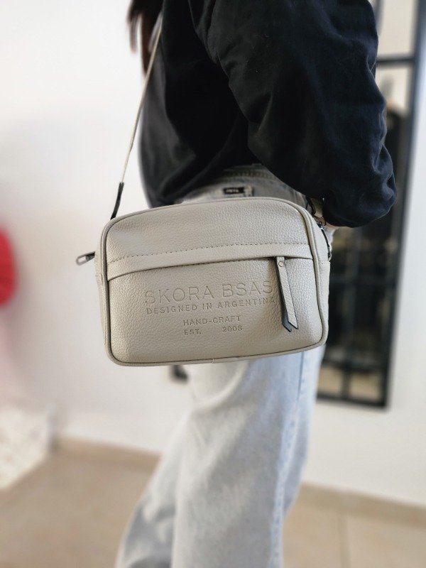 Producto - Bandolera Pu Nador Gris