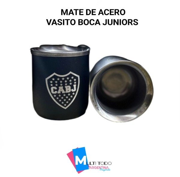 Producto - MATE DE ACERO VASITO BOCA JUNIORS