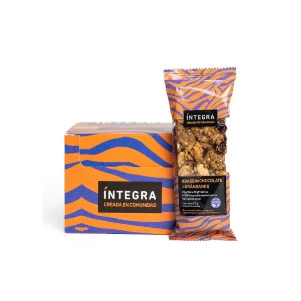 Producto - Barra con Base de Chocolate y Arandanos x 41g INTEGRAL
