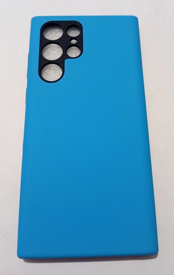 Producto - Funda Celeste rígida de alto impacto para Samsung S22 Ultra