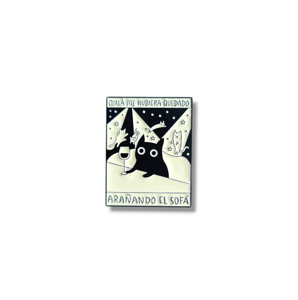 Producto - Pin Gato Aburrido