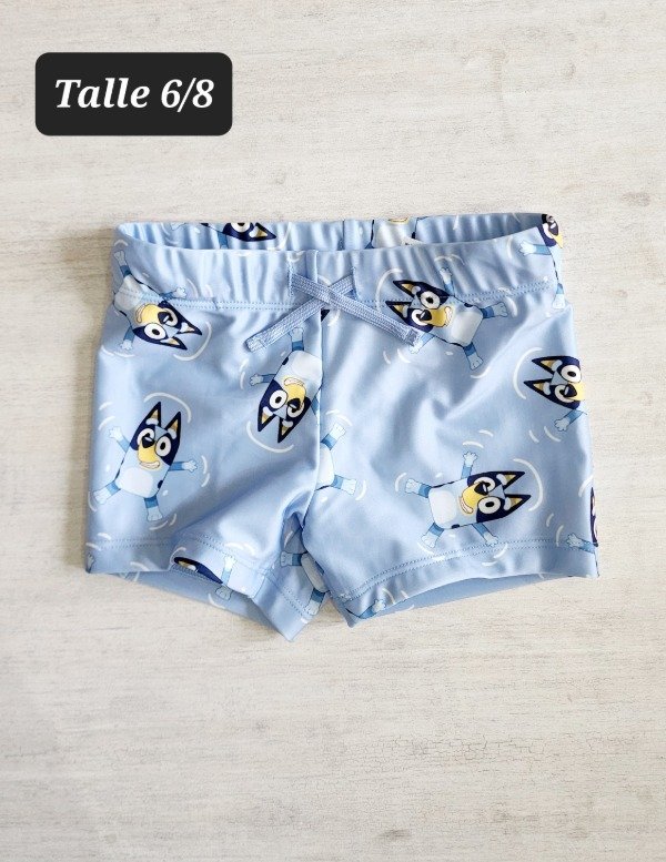 Traje de baño short lycra HyM talle 6/8 bluey — imagen 2