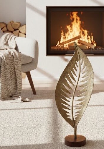 Producto - Hoja De Alumino y Madera Alto 64 cm