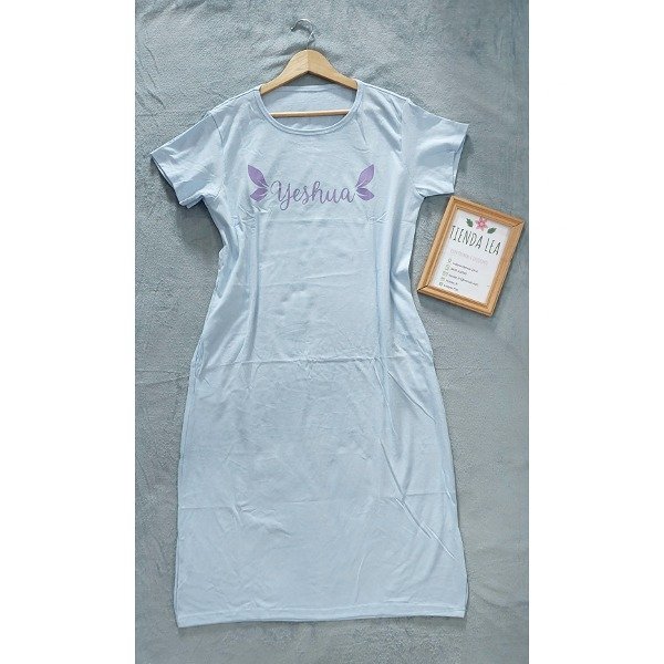 Producto - Vestido de Algodón Celeste