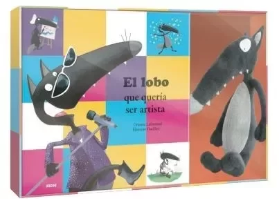 Producto - CAJA CUENTO: EL LOBO QUE QUERIA SER ARTISTA