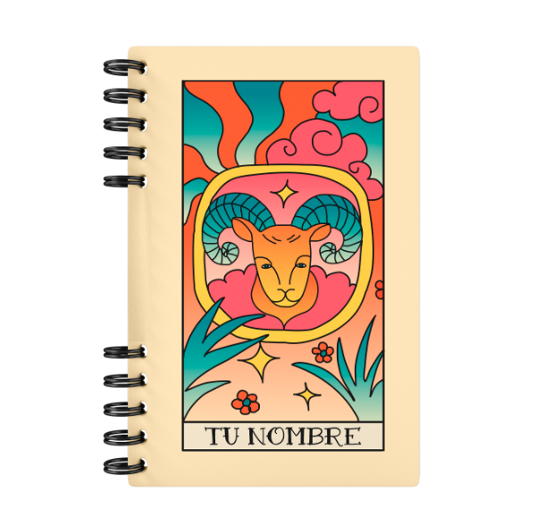 Producto - Cuaderno Signo Zodíaco A4. Aries, Tauro, Géminis, Cáncer, Leo, Virgo