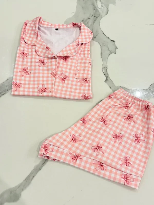 Producto - Pijama Camisero moñitos