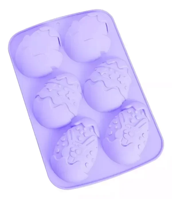 Producto - Molde 6 huevos decorados conejito - 1