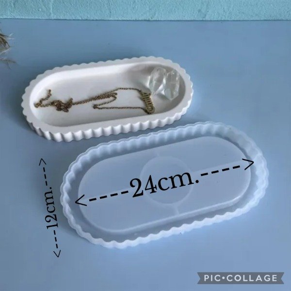 Producto - Molde bandeja oval ranurada grande