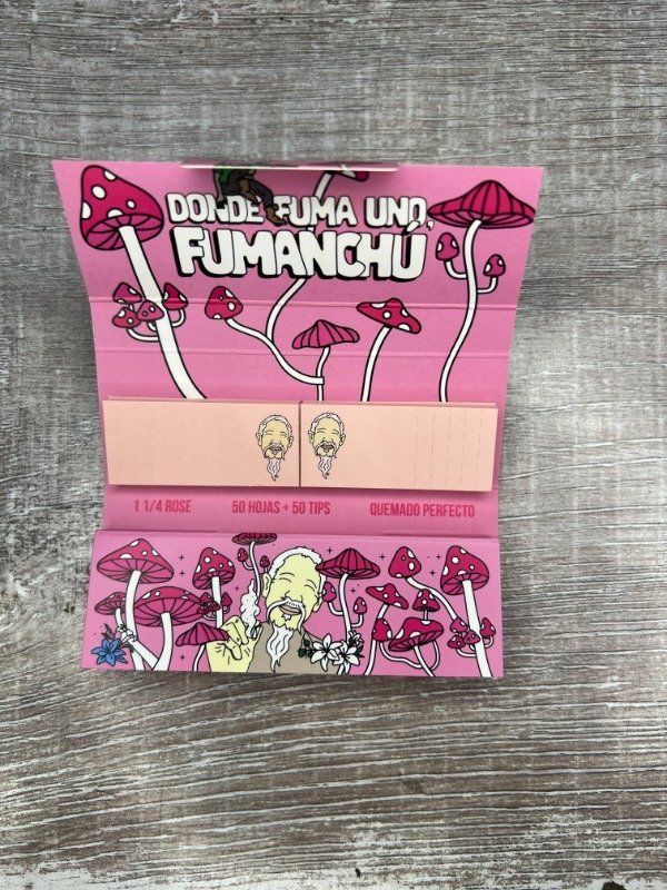 Producto - Papel Armar Fumanchu Pink + Tips - 1