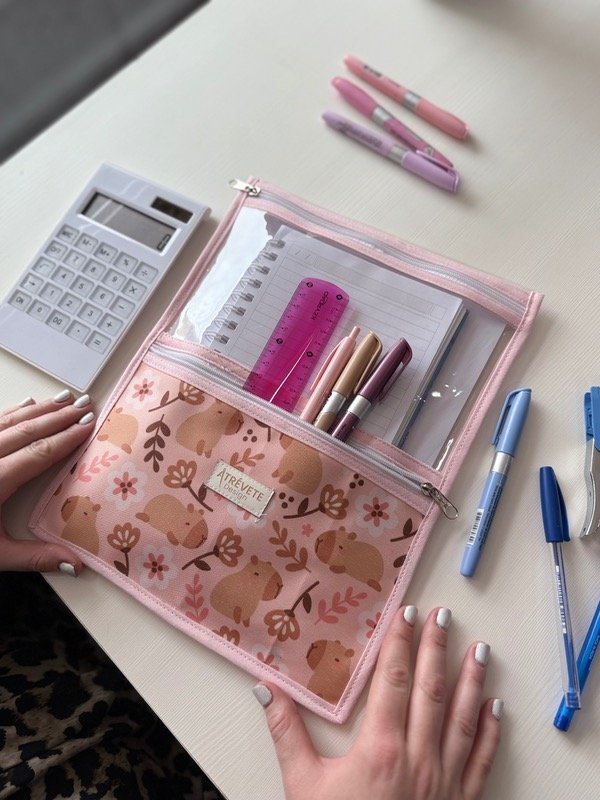 Producto - Folio A4 - Carpinchos rosa