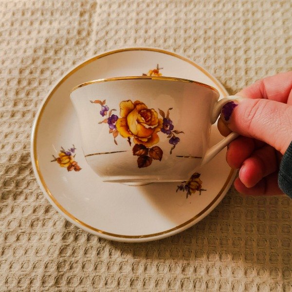 Producto - Taza rosa naranja