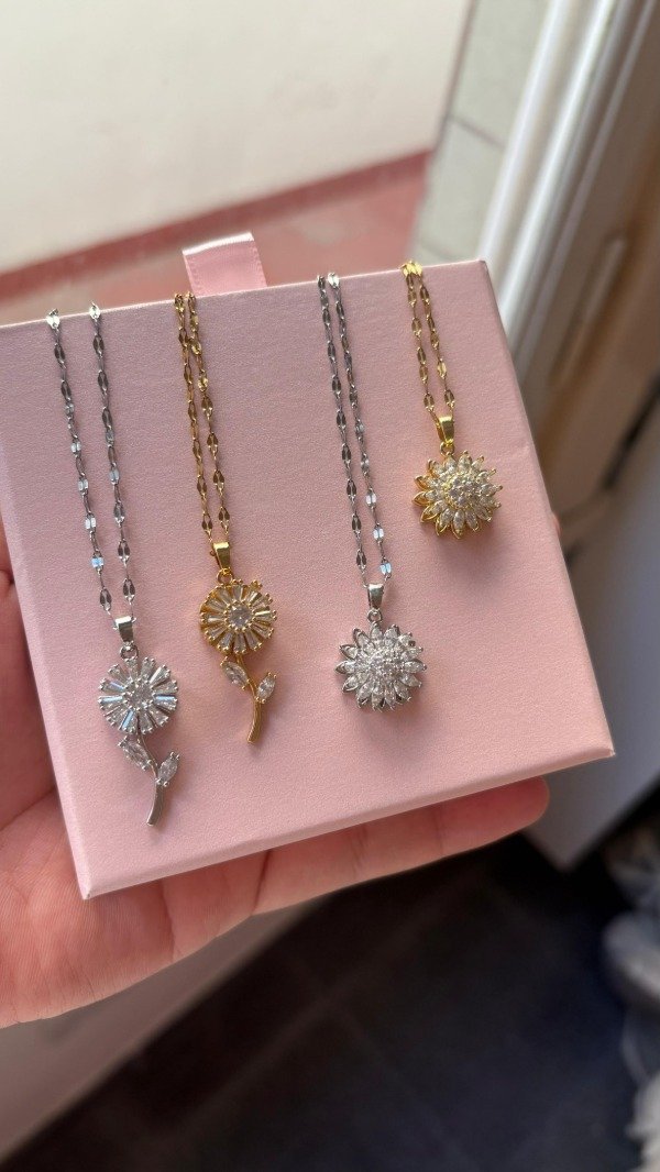 Producto - Collares girasol giratorios
