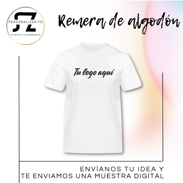 Producto - Remera de algodón personalizada