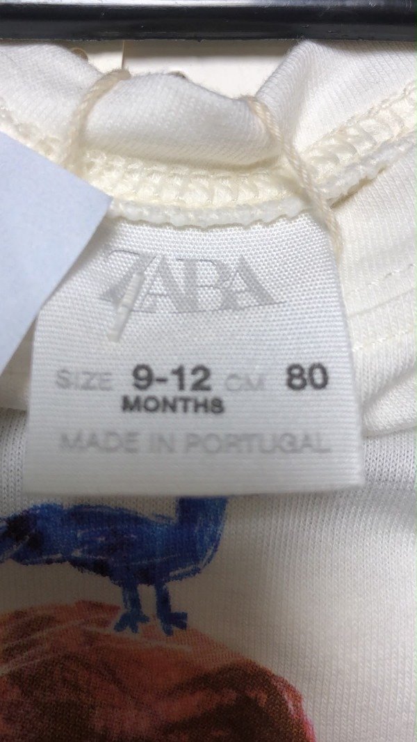 Producto - Remera manga larga Zara 9 meses nueva - 3