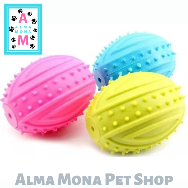 Producto - Pelota Rugby Con Chifle Para Perros