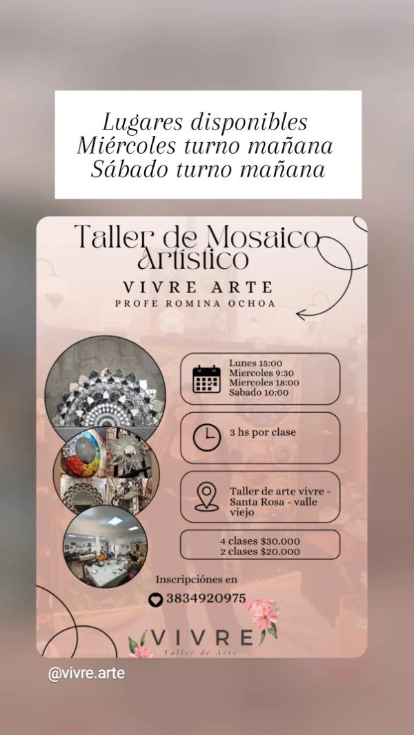Producto - taller mensual mosaico