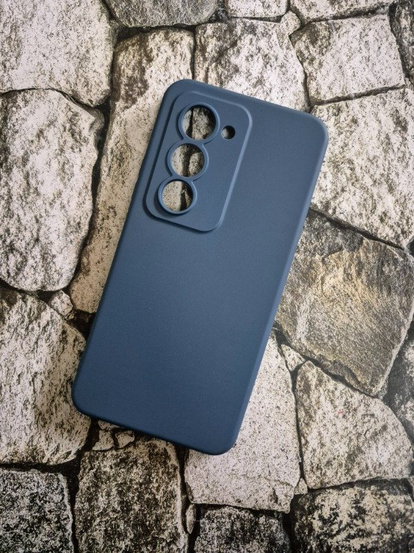 Producto - Funda tpu simil silicon sin felpa Xiaomi Redmi 15 azul oscuro