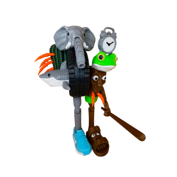 Producto - MUÑECO 3D BRAINROT COMBINACIONE 15CM