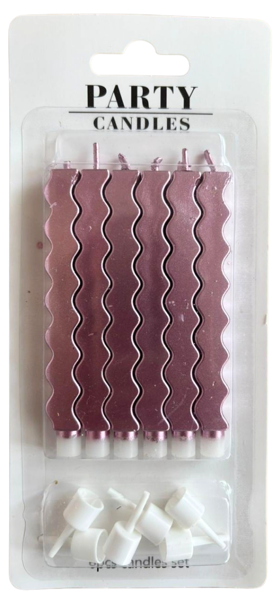 Producto - VELAS ONDAS X6