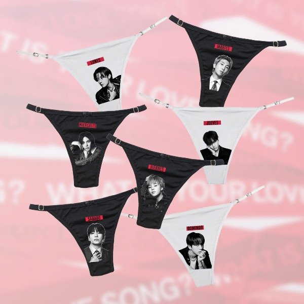 Producto - Pack de 7 bombachas BTS x DIAS