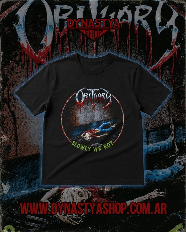 Producto - Remera - Obituary - Slowly We Rot