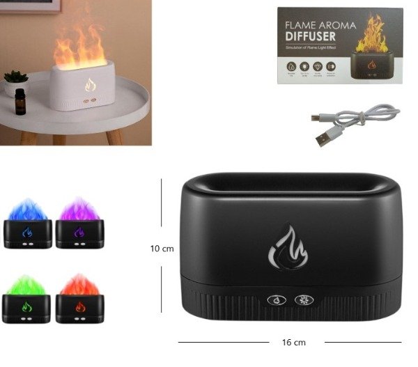 Producto - HUMIFICADOR EFECTO FOGATA RGB