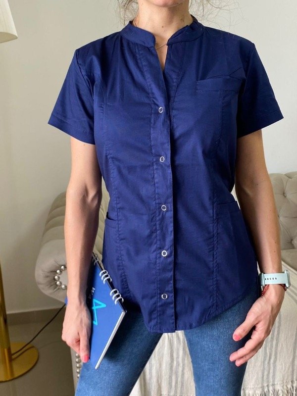 Producto - SIENA SPANDEX LIVIANO (Broche Azul Lisa)